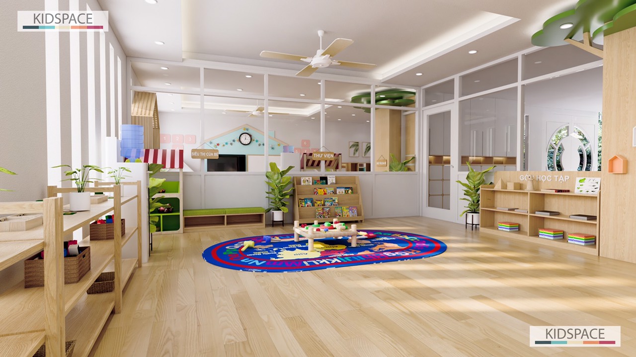 Chuyên thiết kế và thi công nội thất mầm non chất lượng nhất tại Hà Nội