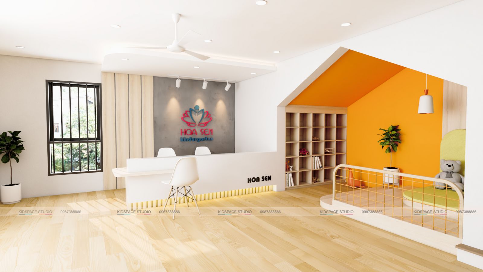 lựa chọn nội thất mầm non