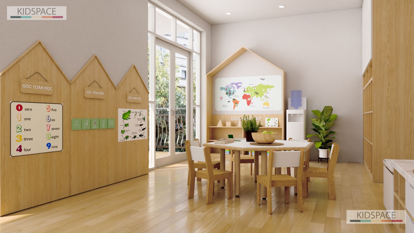 lựa chọn nội thất mầm non