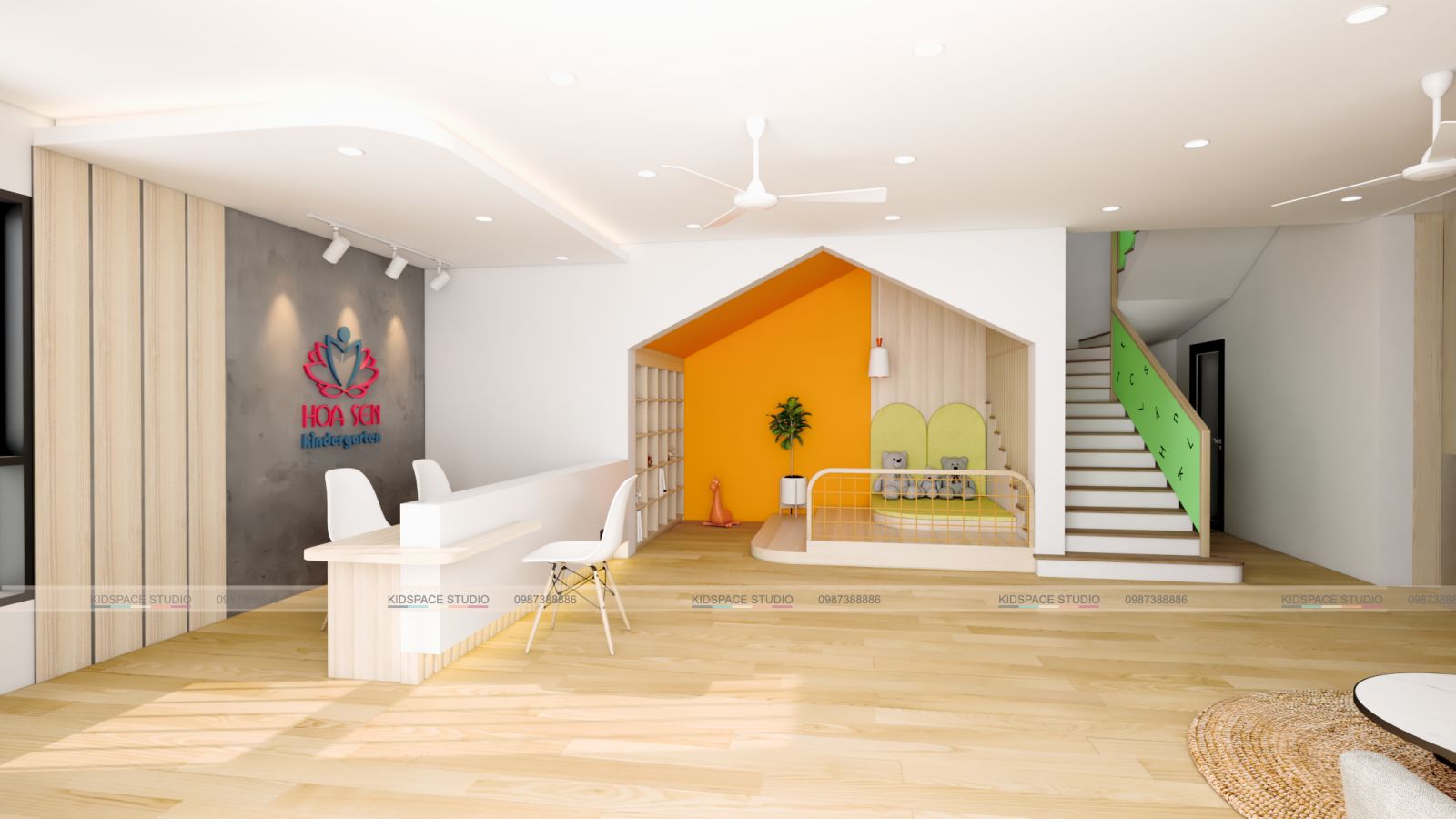 Lựa chọn đơn vị thiết kế và thi công nội thất trường mầm non uy tín