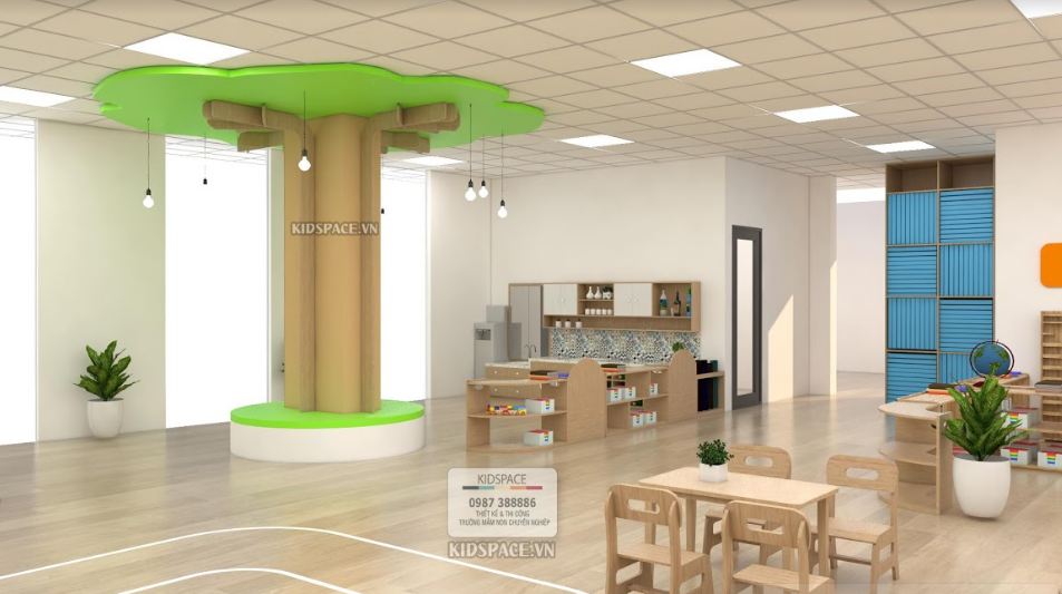 Lựa chọn đơn vị thiết kế và thi công nội thất trường mầm non uy tín