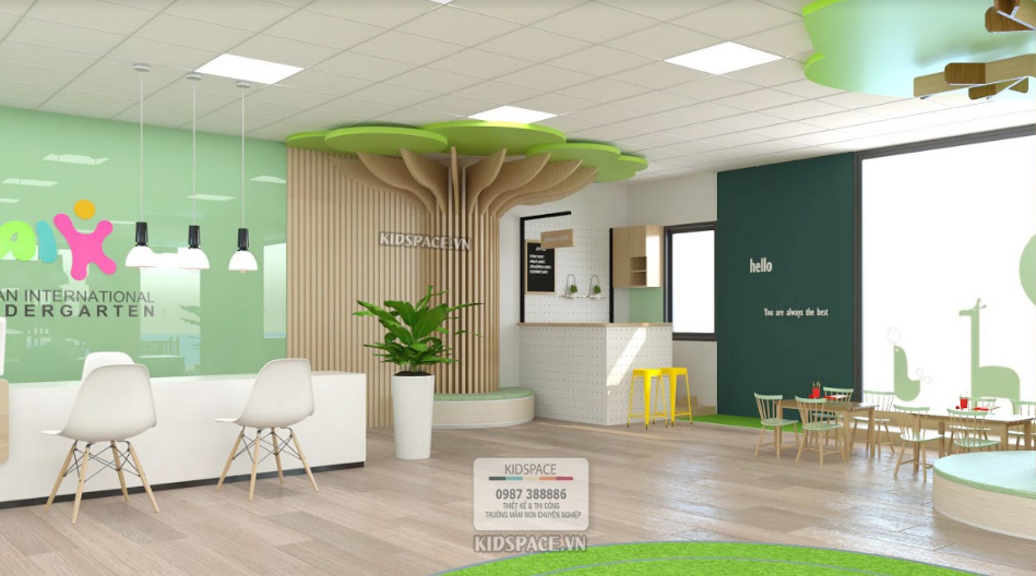 3 mẫu thiết kế nội thất mầm non theo phong cách nhẹ nhàng đầy cuốn hút