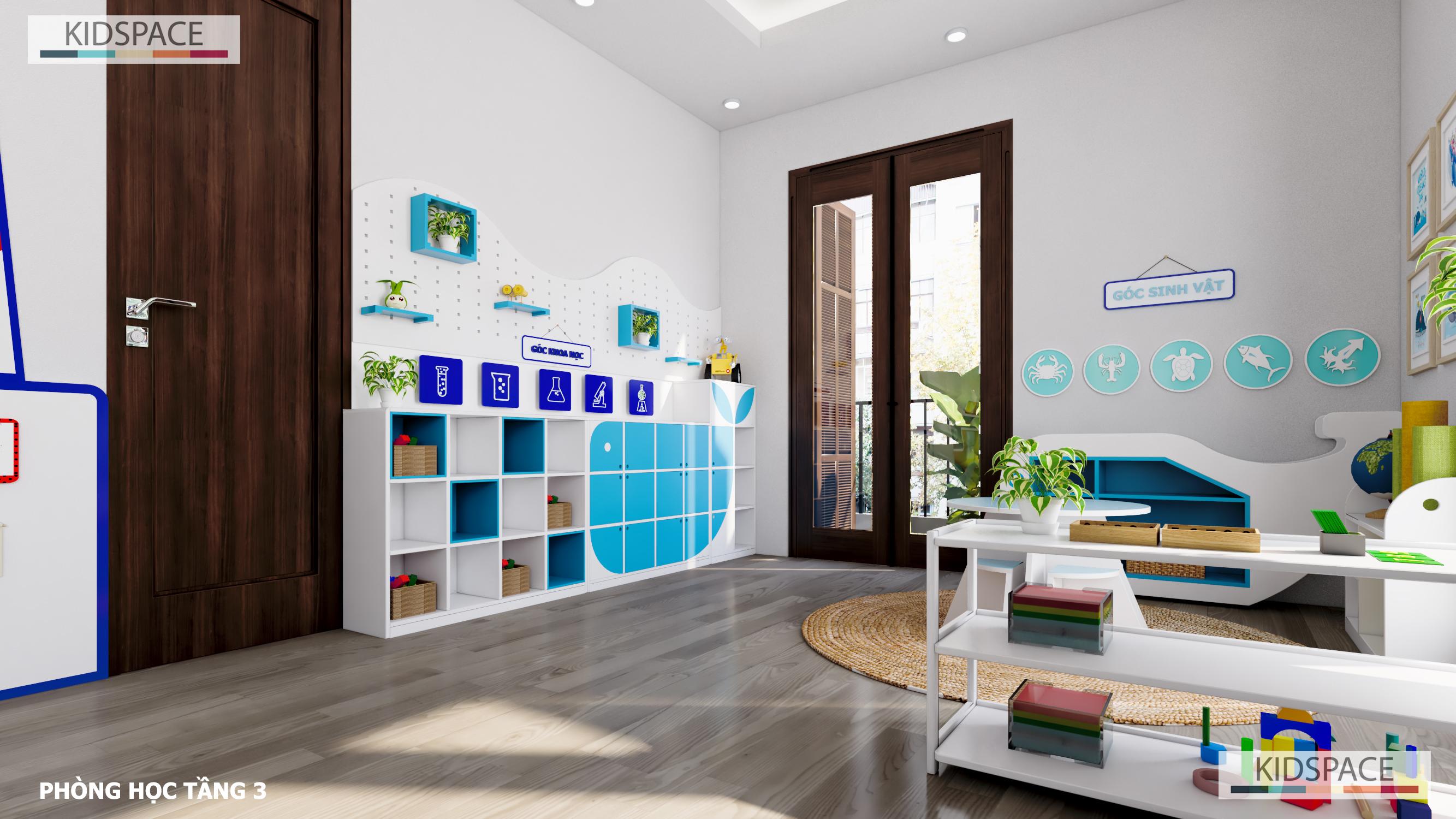 Thiết kế nội thất trường mầm non ATLANTIC