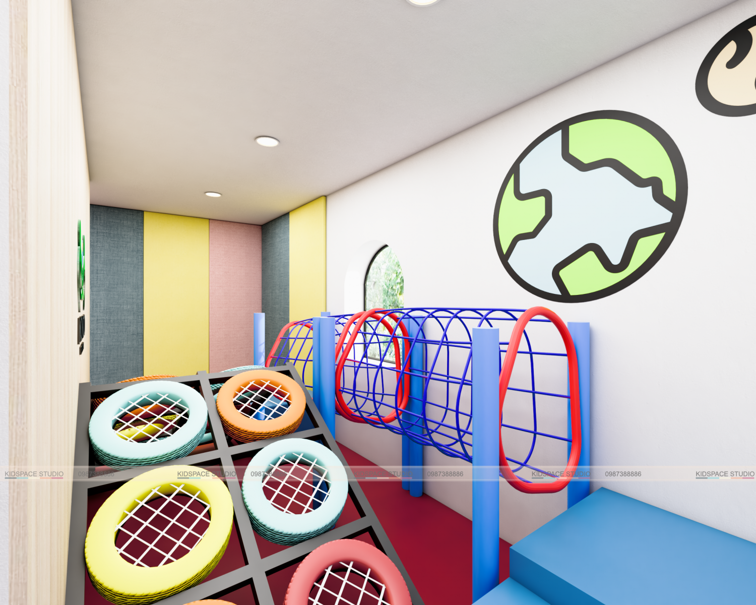 Thiết kế nội thất trường mầm non MONDO – Hoàng Mai