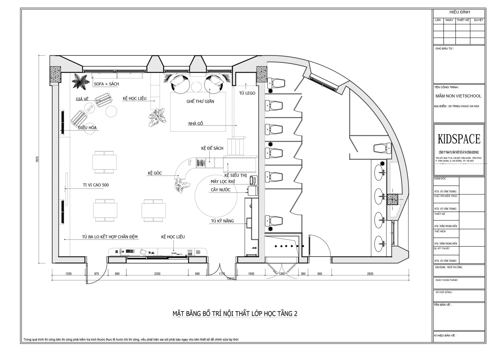 Thiết kế trường mầm non VIETSCHOOL – Hà Nội
