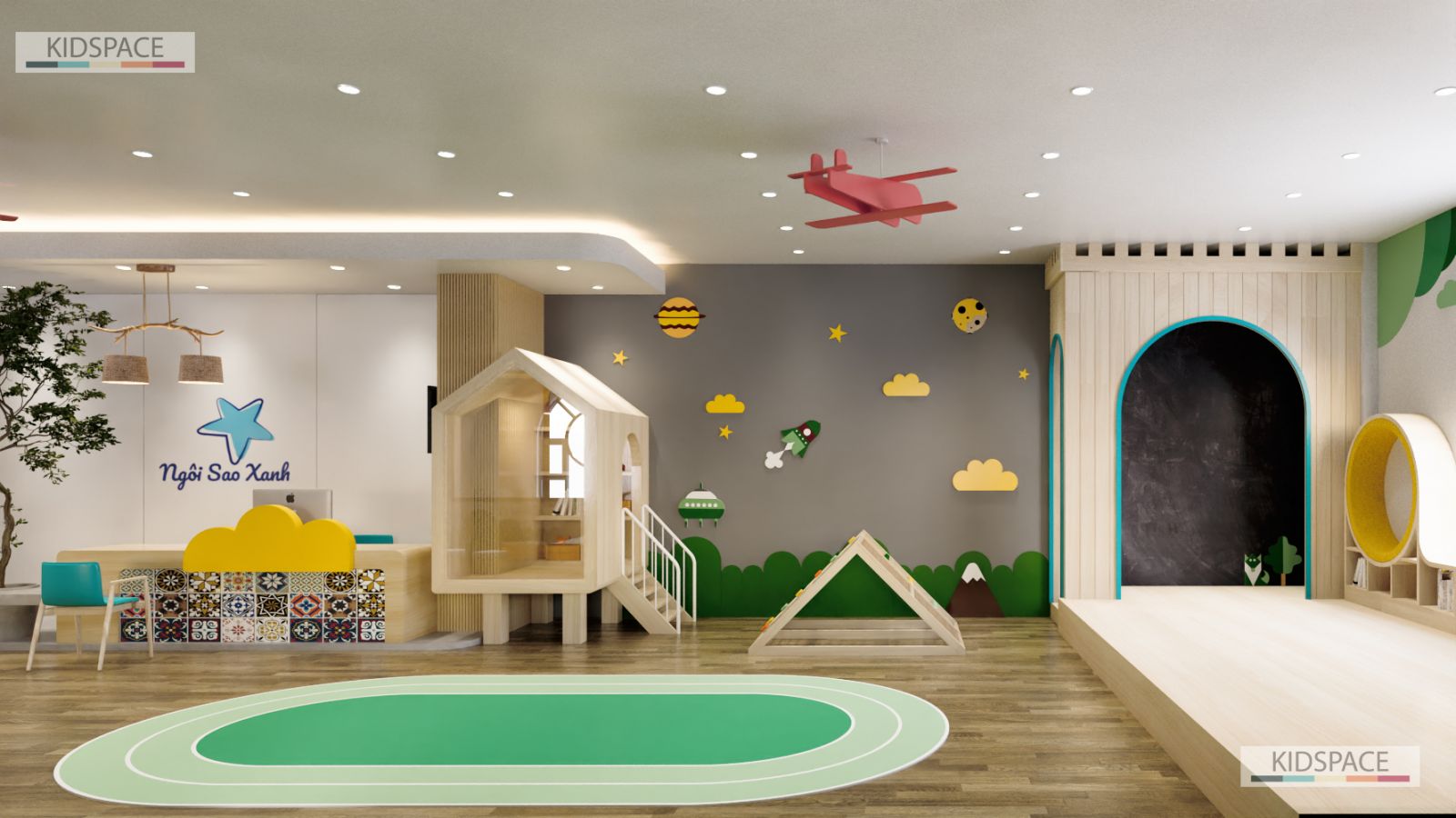 Thiết kế mầm non Ngôi Sao Xanh – Xuân Phương – Hà Nội