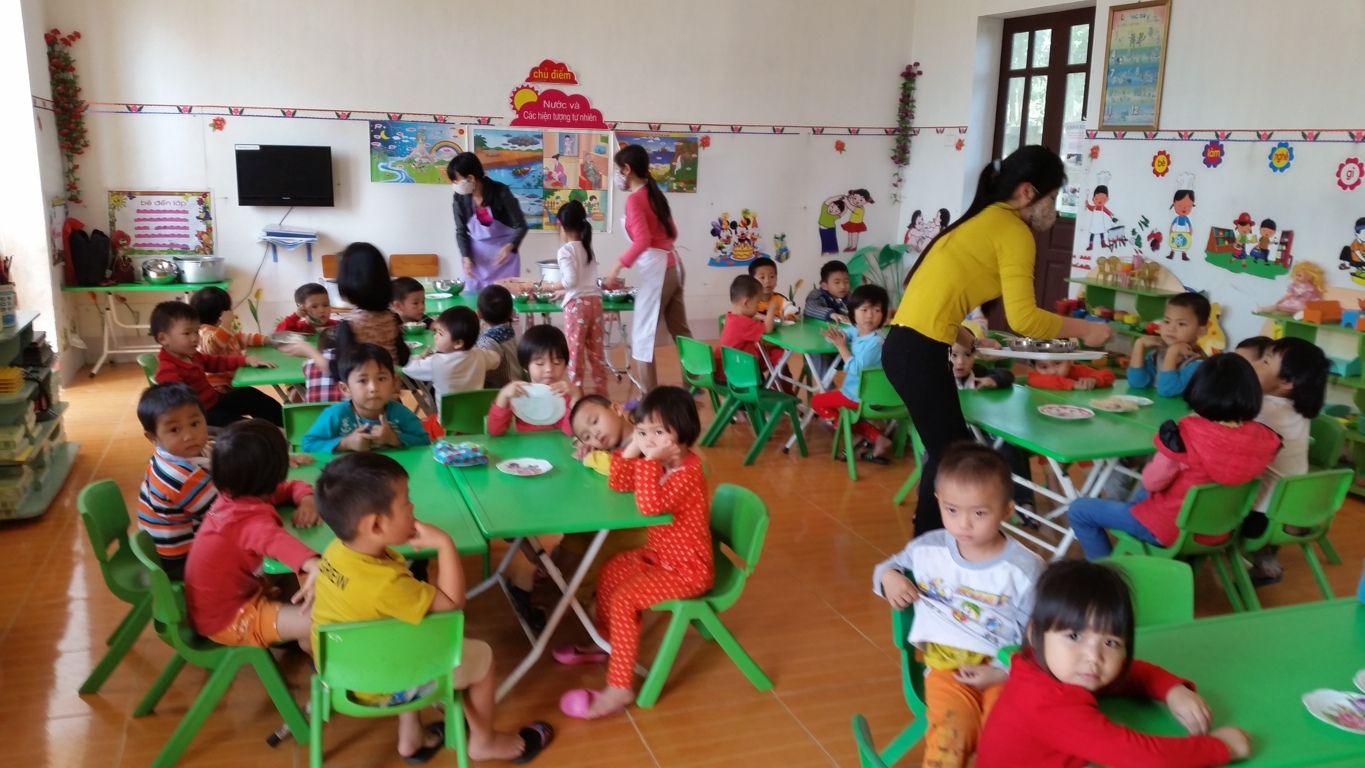 Thiết kế nội thất nhà ăn trường mầm non có đặc điểm gì cần lưu ý?