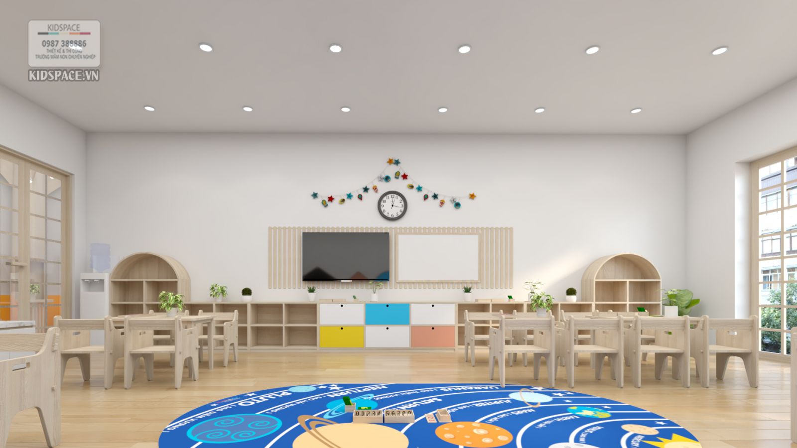 5 phong cách thiết kế nội thất trường mầm non không thể bỏ qua