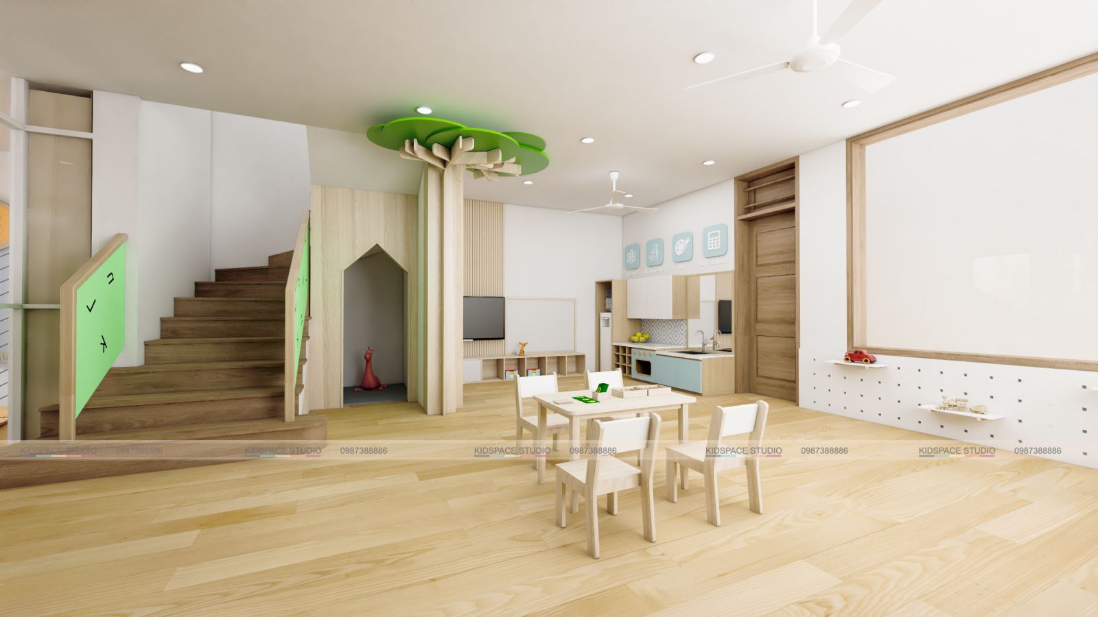 5 phong cách thiết kế nội thất trường mầm non không thể bỏ qua