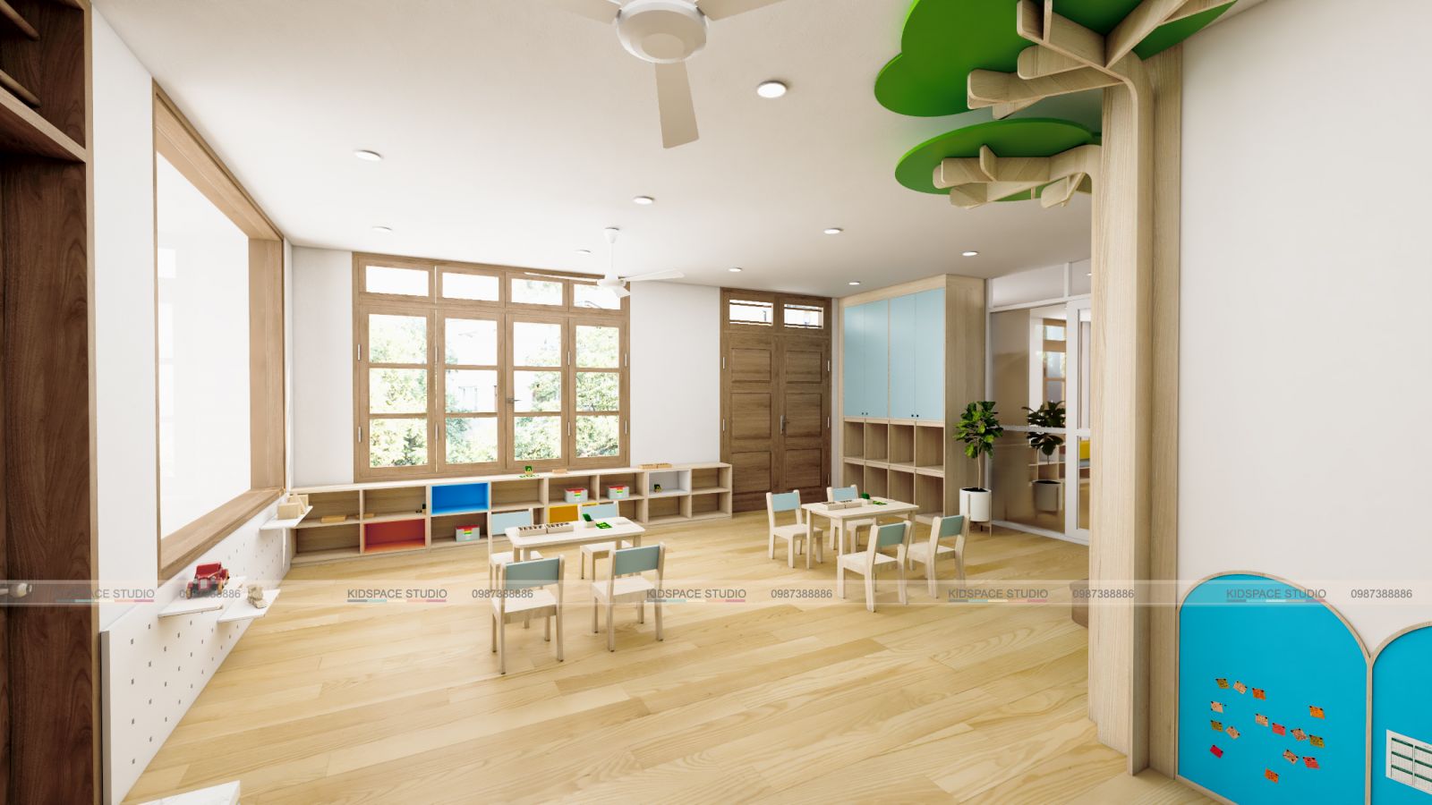 5 phong cách thiết kế nội thất trường mầm non không thể bỏ qua