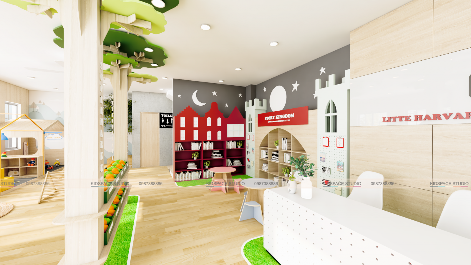 5 phong cách thiết kế nội thất trường mầm non không thể bỏ qua