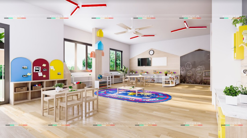 4 mẫu thiết kế nội thất trường mầm non Montessori bạn nên tham khảo