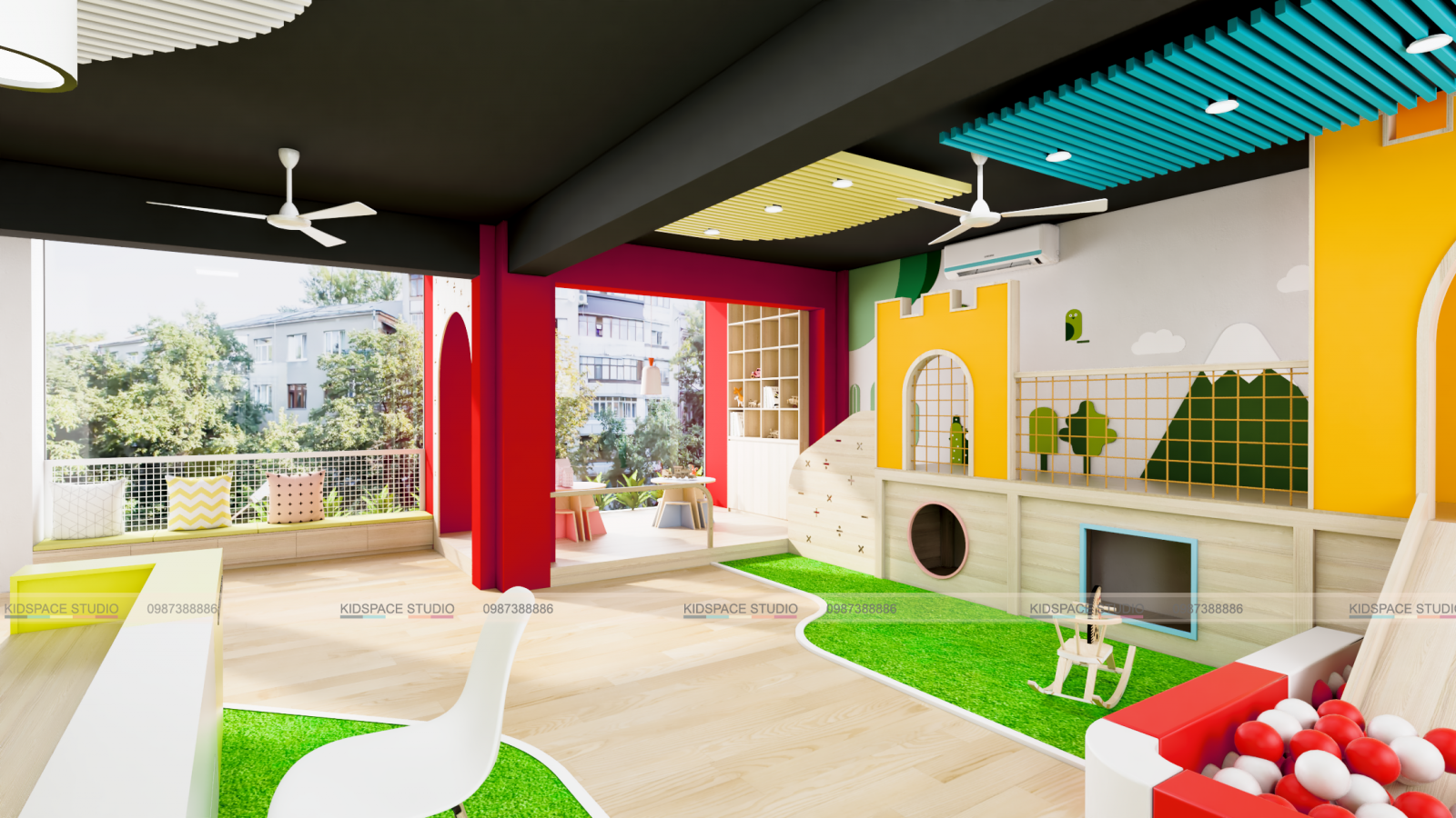 5 phong cách thiết kế nội thất trường mầm non không thể bỏ qua