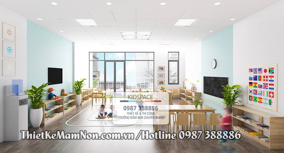 4 mẫu thiết kế nội thất trường mầm non Montessori bạn nên tham khảo