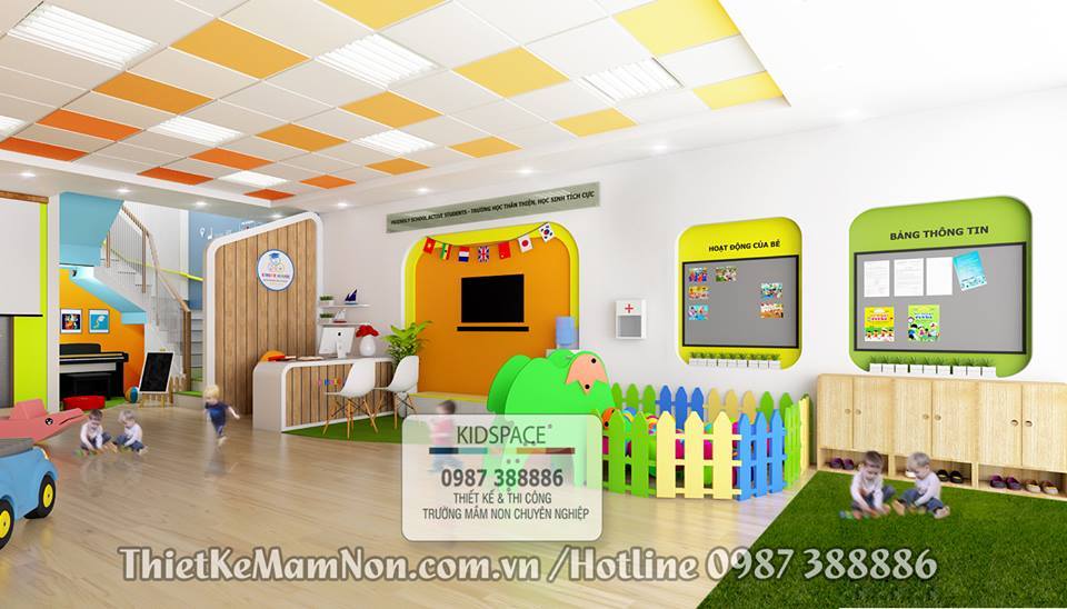 4 mẫu thiết kế nội thất trường mầm non Montessori bạn nên tham khảo