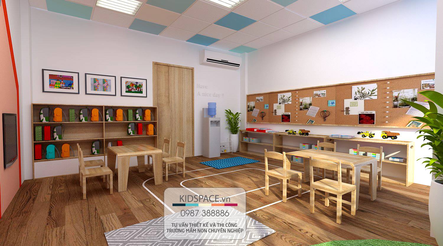 tư vấn thiết kế trường mầm non Montessori