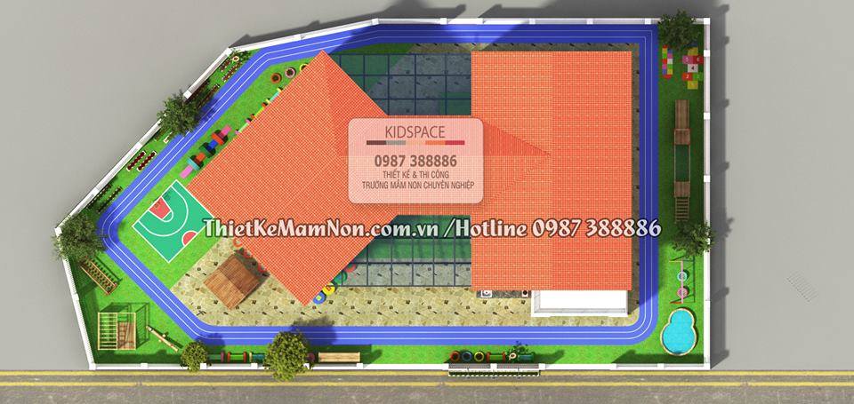 Mẫu thiết kế trường học mầm non Bambini