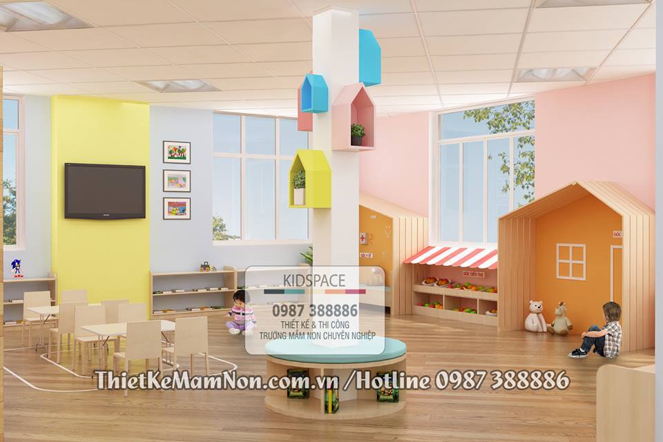 Mẫu thiết kế trường mầm non Bambini