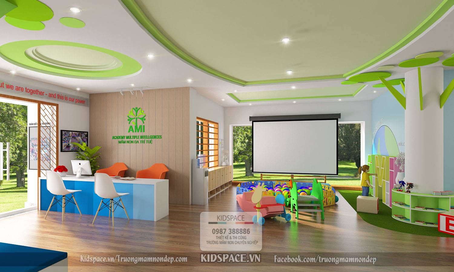Thiết kế trường mầm non ami