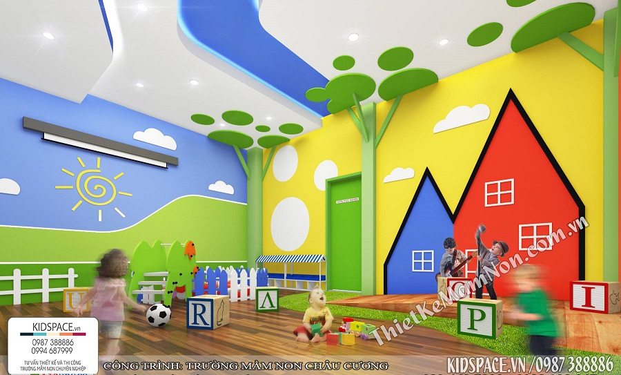 Thiết kế mầm non đẹp