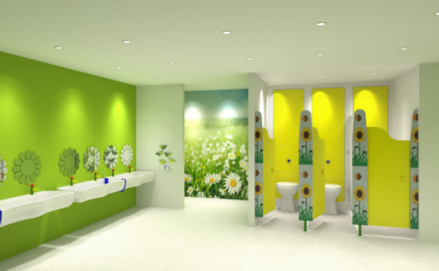 thiết kế nội thất mầm non đẹp 3