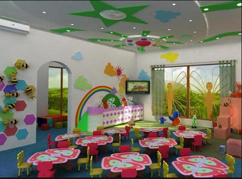 thiết kế nội thất mầm non