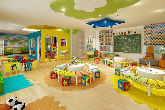 thiết kế nội thất mầm non